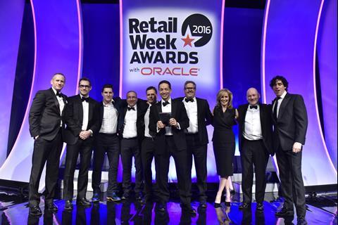 Shop Direct took home the AlixPartners Growth Retailer of the Year gong, its third award of the evening.
